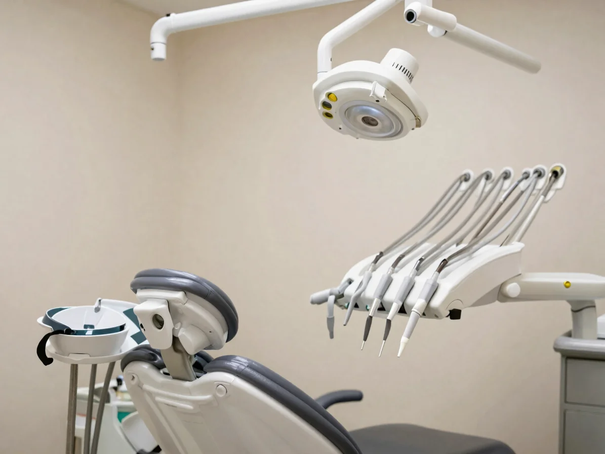 Editorial healthcare photography of a dental practice operatory w